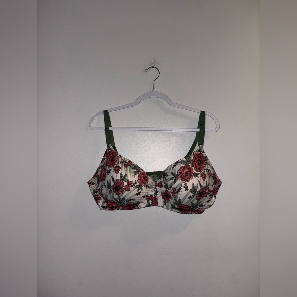 Sleekback | White Floral Bra